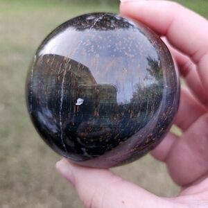 blue tiger eye sphere 2.8 in